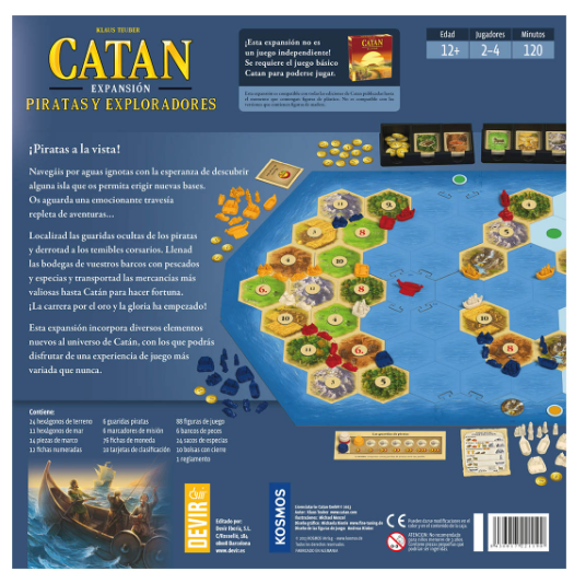 Catan: Piratas y Exploradores (expansión)