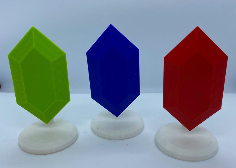 Set Rupias (verde, azul y roja)