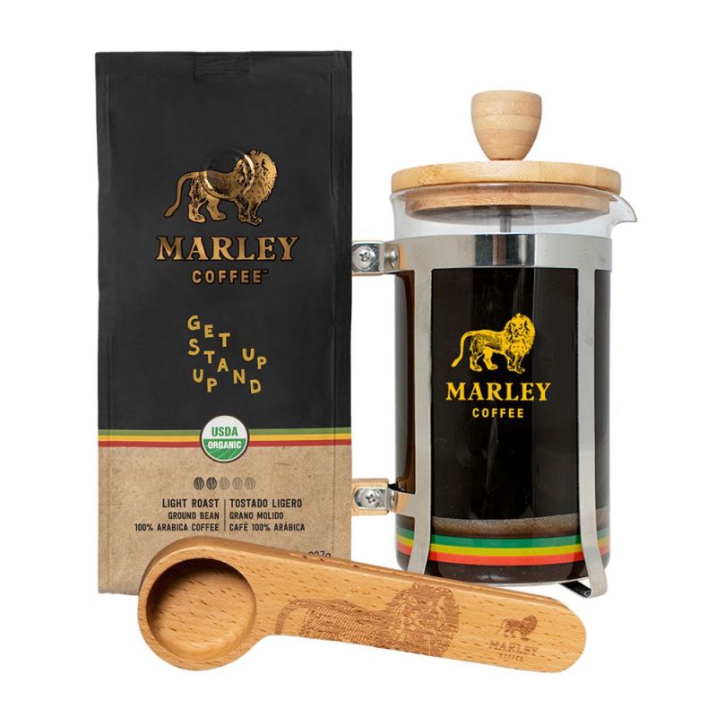 Pack Marley Coffee Prensa + Café + Cuchara