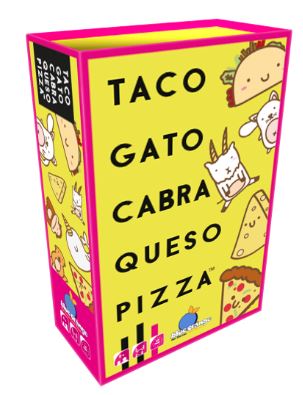 Taco, gato, cabra, queso, pizza